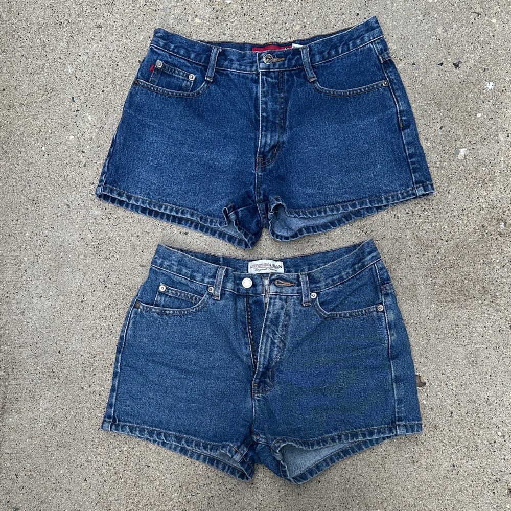 Bundle vintage 100% cotton denim shorts